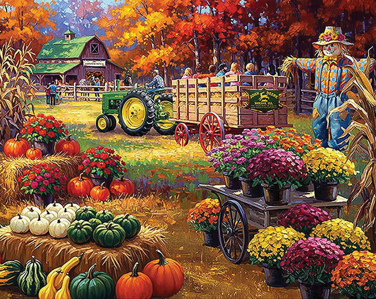 John Deere "Pumpkin Patch" Jigsaw Puzzle