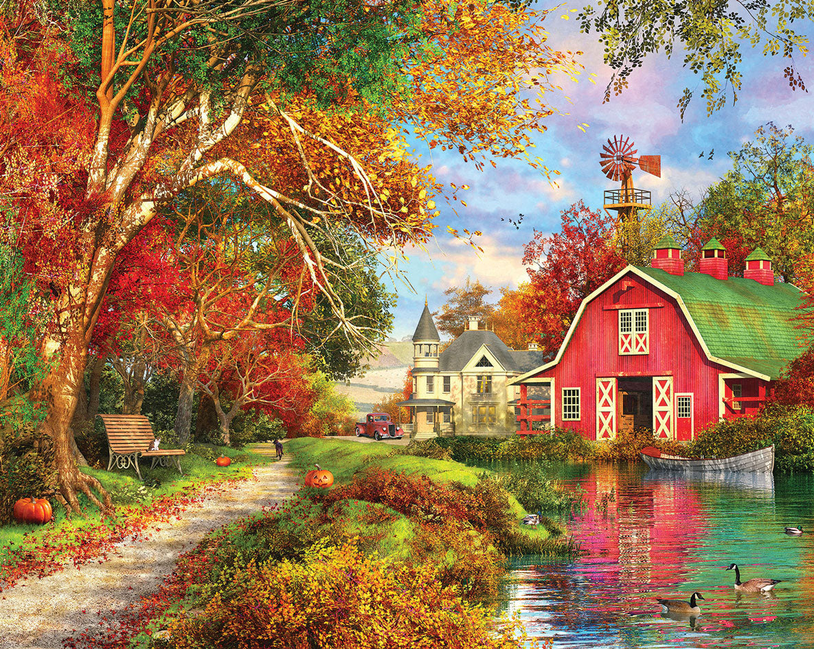 Autumn Barn Jigsaw Puzzle