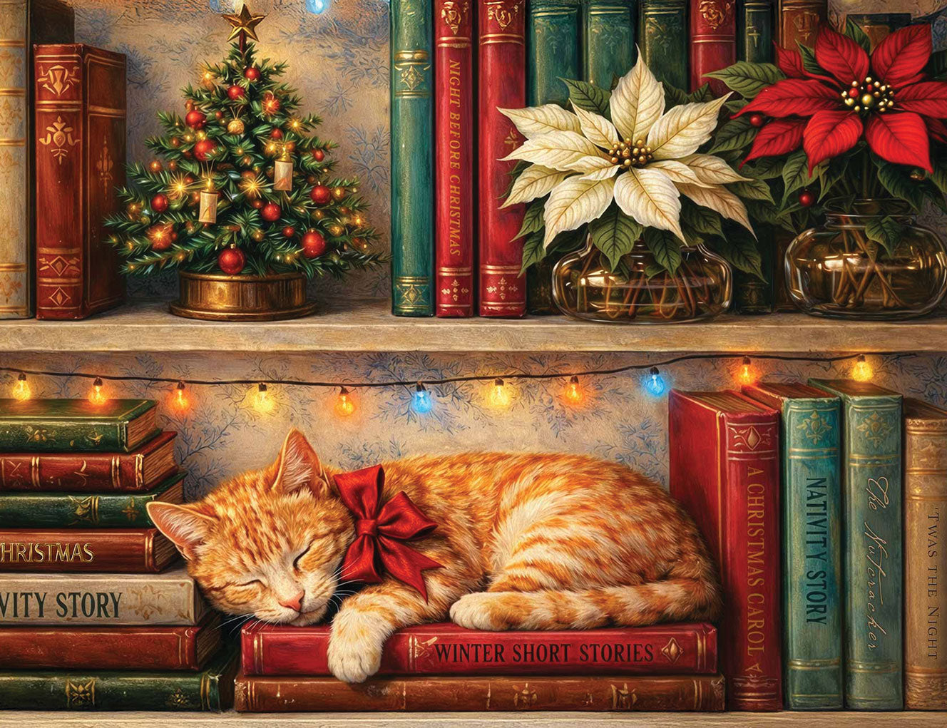 Cozy Christmas Nook Jigsaw Puzzle – Mary Maxim