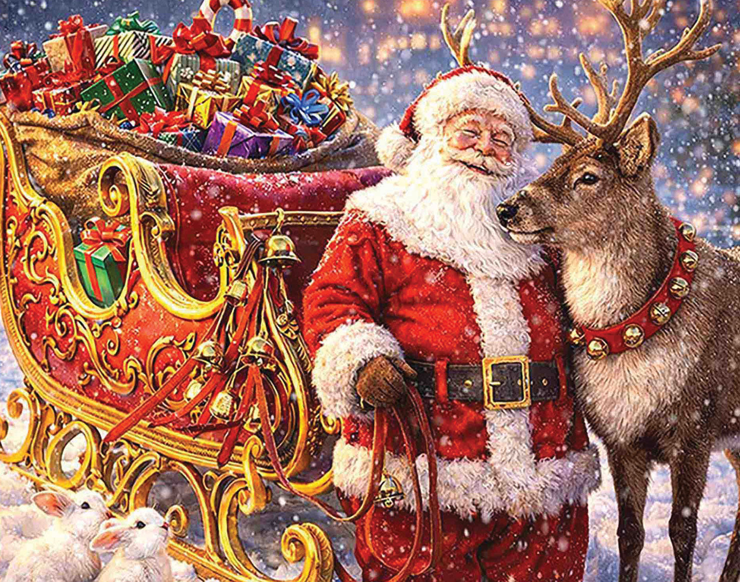 Santa's Send-Off Jigsaw Puzzle – Mary Maxim