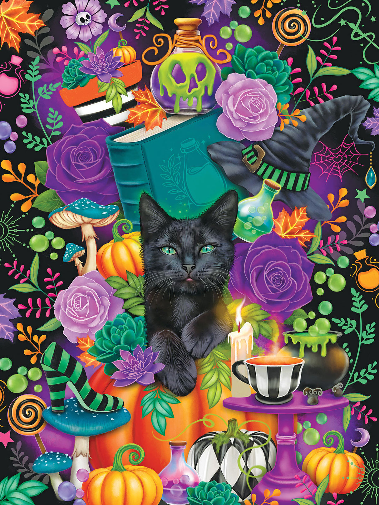 Witches Companion Jigsaw Puzzle