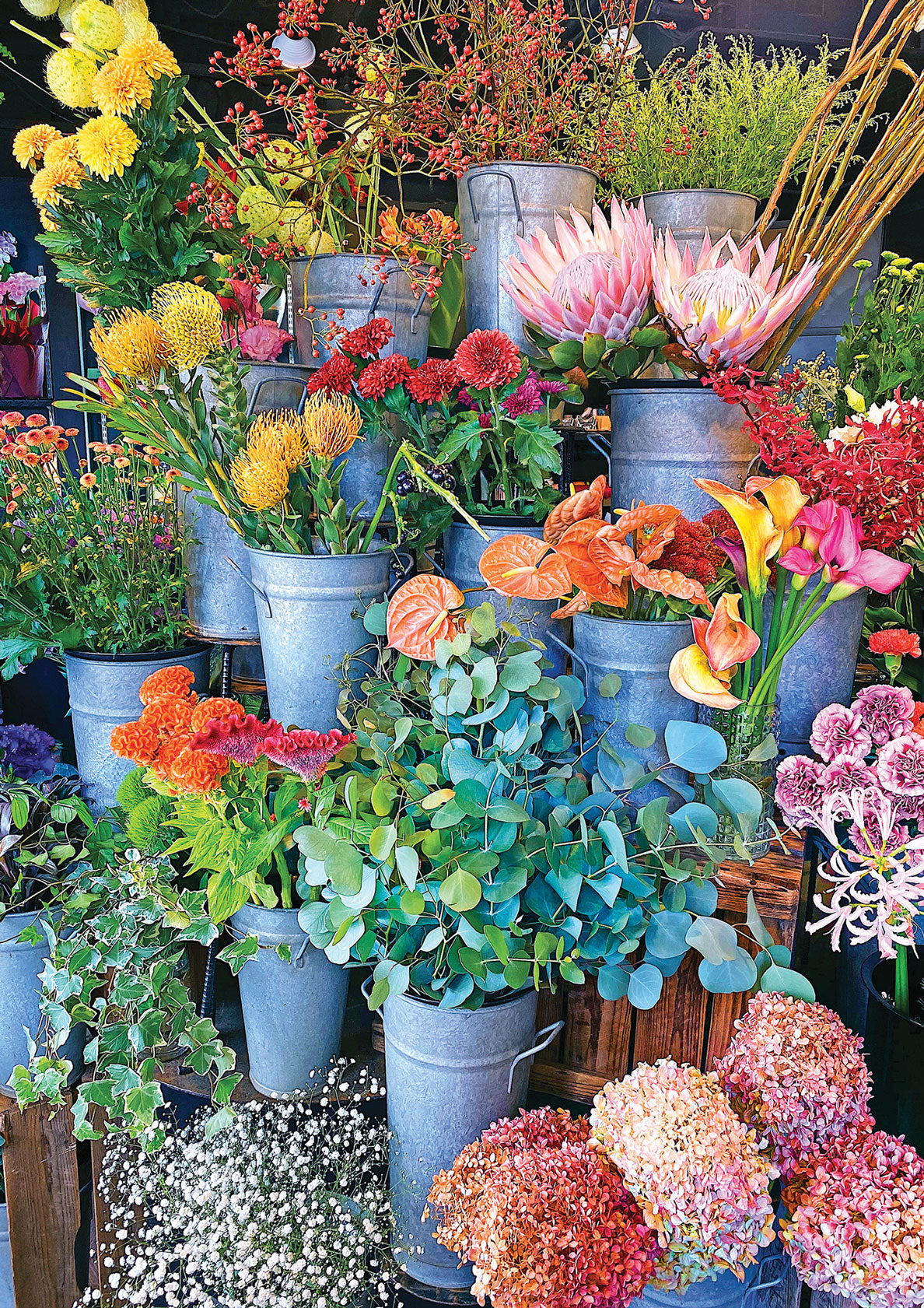Camera to Canvas - Colorful Flowers Jigsaw Puzzles – Mary Maxim