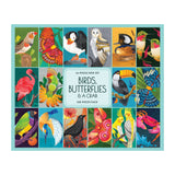 Birds, Butterflies & A Crab 16 in 1 Box Set Jigsaw Puzzles