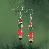 Christmas Crank Crystal Earring Set