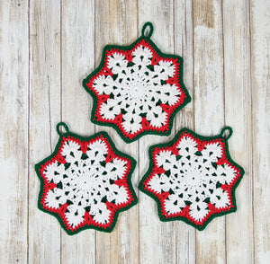 Snowflake Potholders