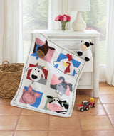 Farm Sweet Farm Baby Crochet Blanket