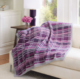 Mad for Plaid Knit Blanket