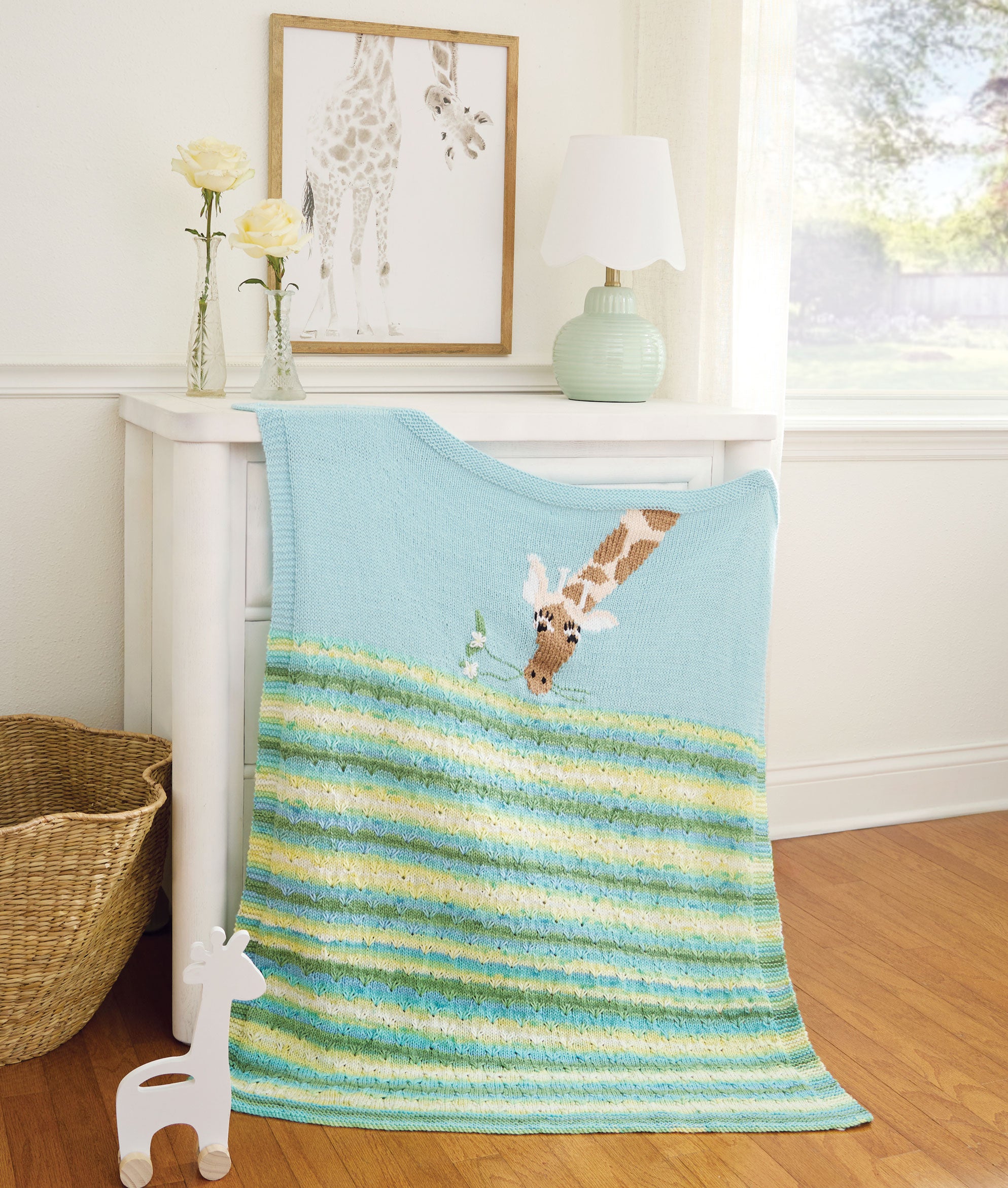 Our Neck of the Woods Knit Baby Blanket – Mary Maxim