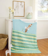 Our Neck of the Woods Knit Baby Blanket