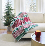 Yuletide Sparkle Knit Lapghan