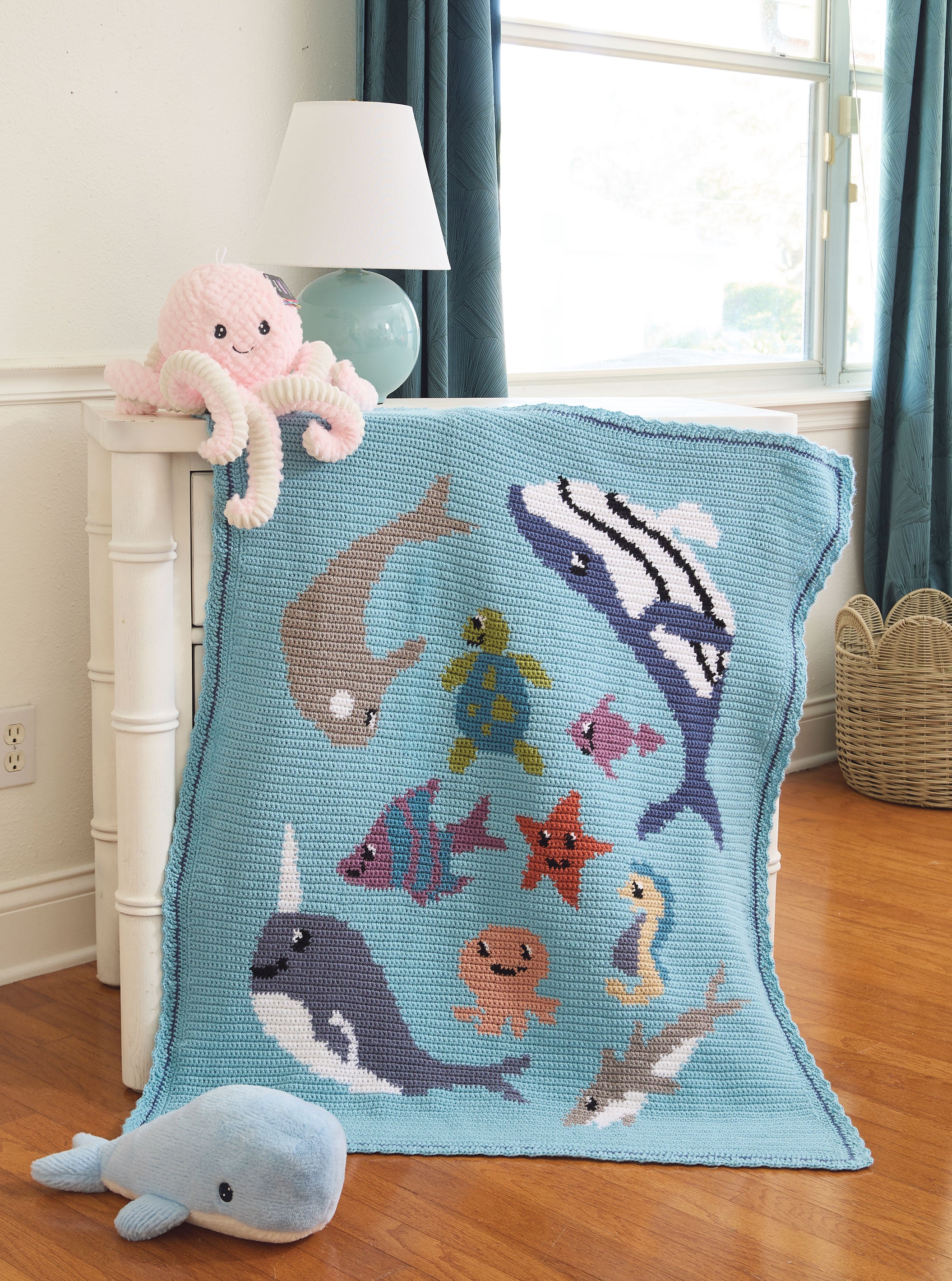 Ocean Wonders Blanket – Mary Maxim
