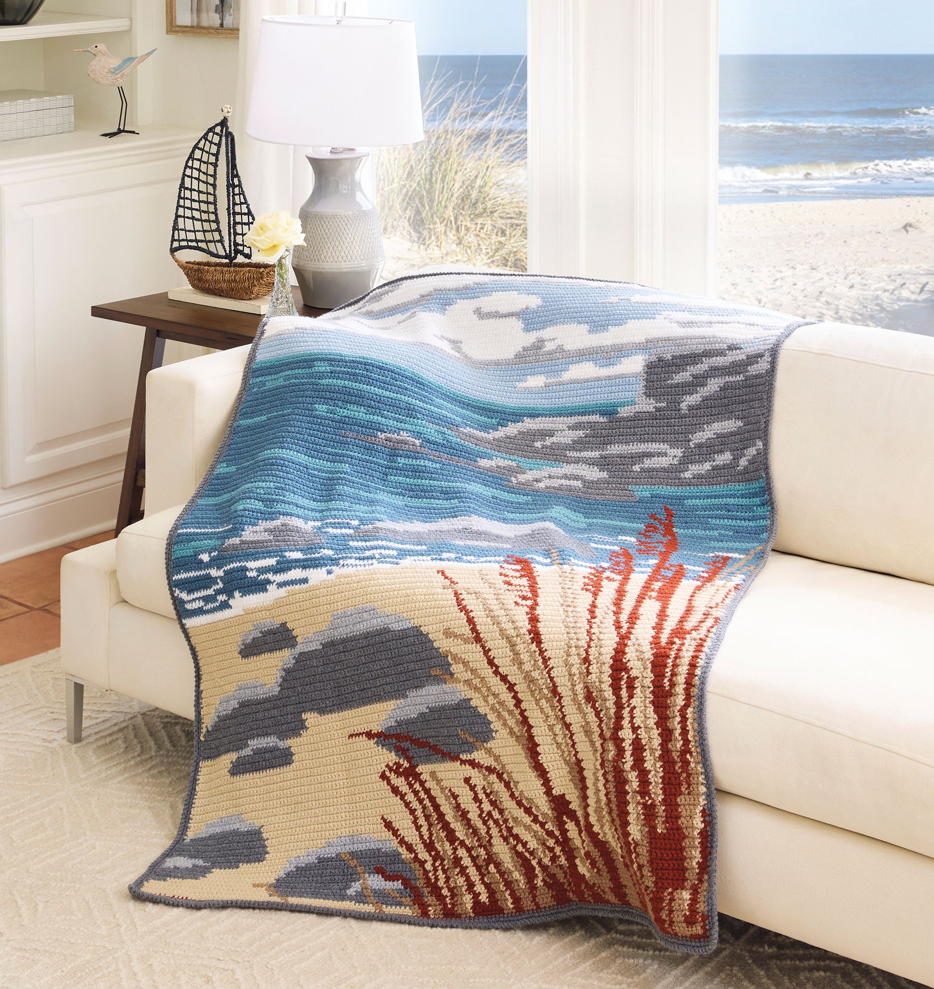 Outer Banks Crochet Blanket – Mary Maxim
