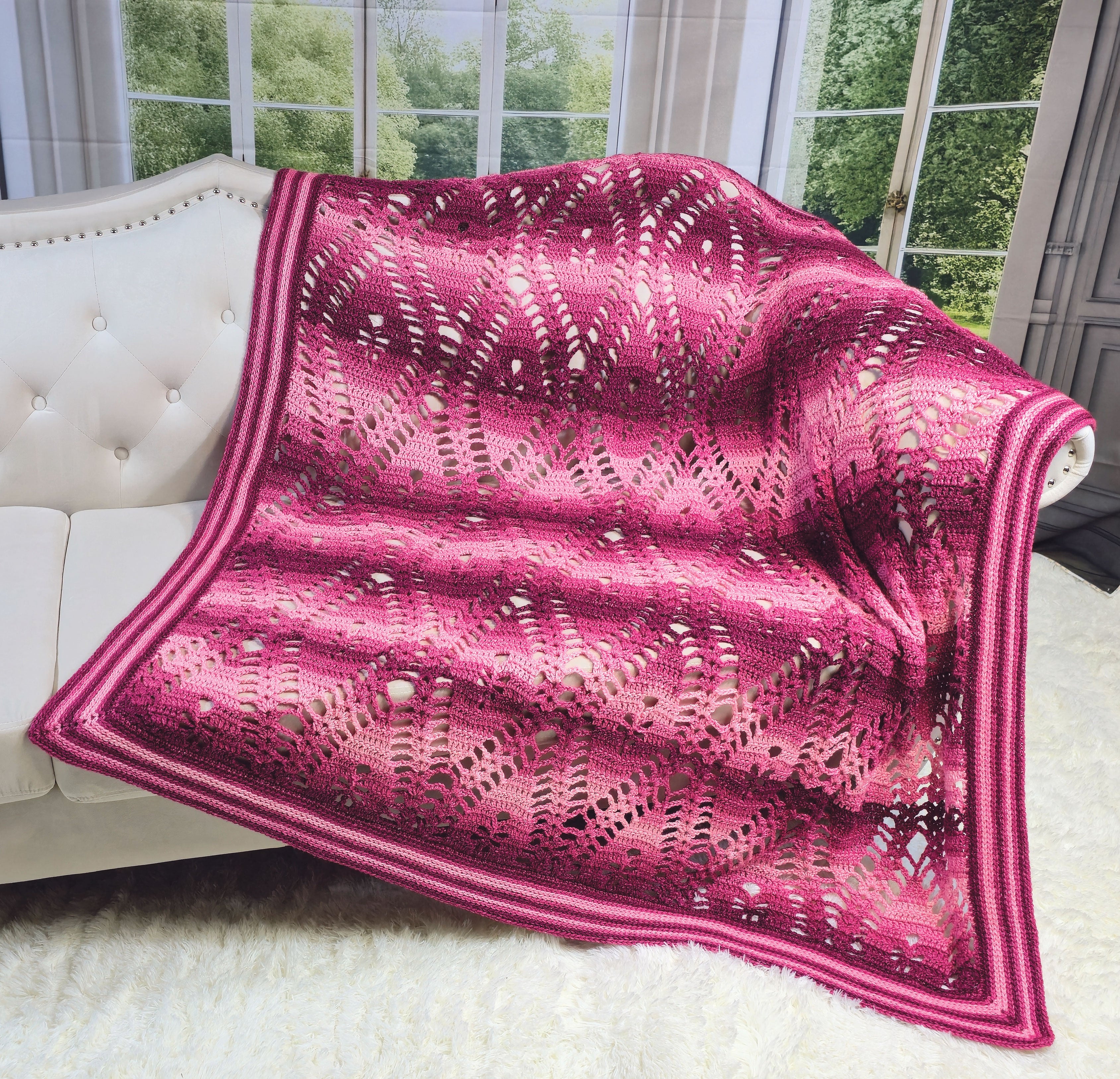 Fantasy Dreams Crochet Afghan – Mary Maxim