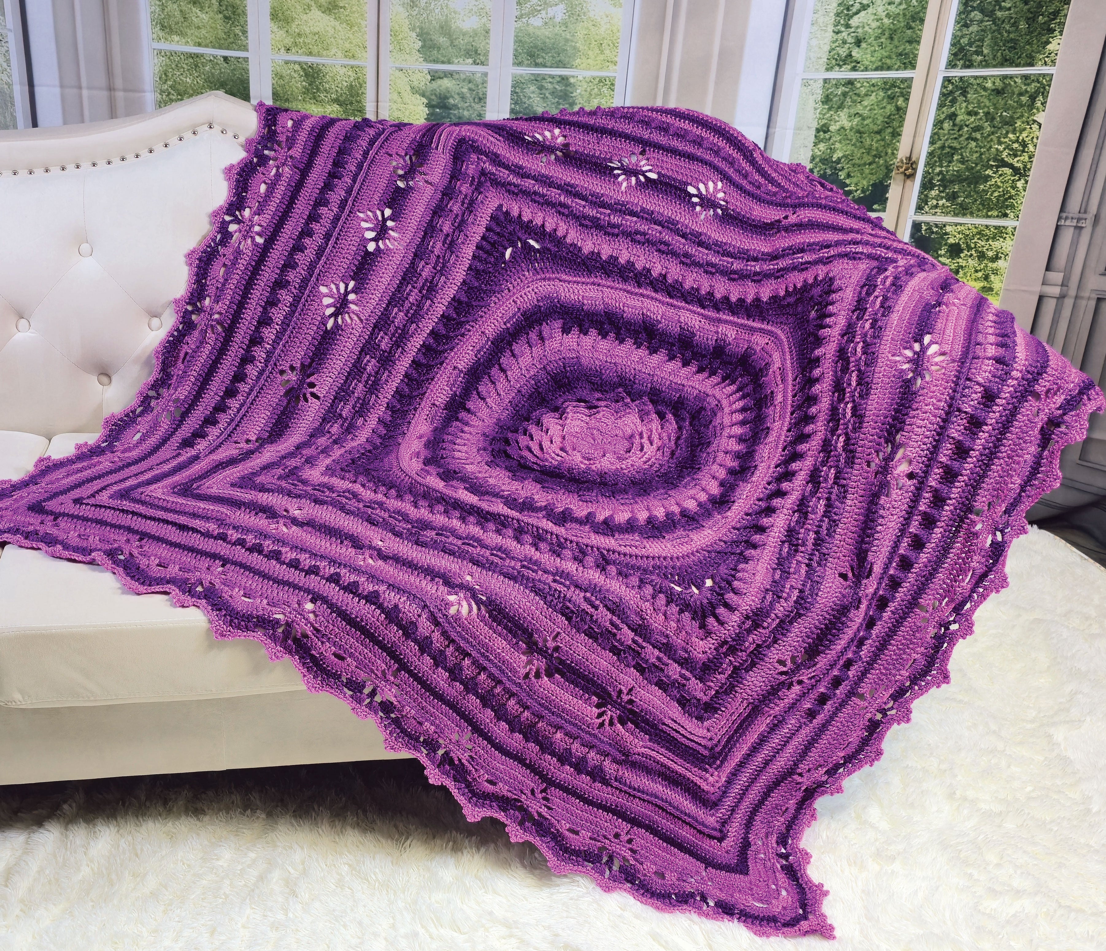 Sweet Mother Love Crochet Afghan – Mary Maxim