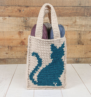 Cottonwood Bag/Teal Cat