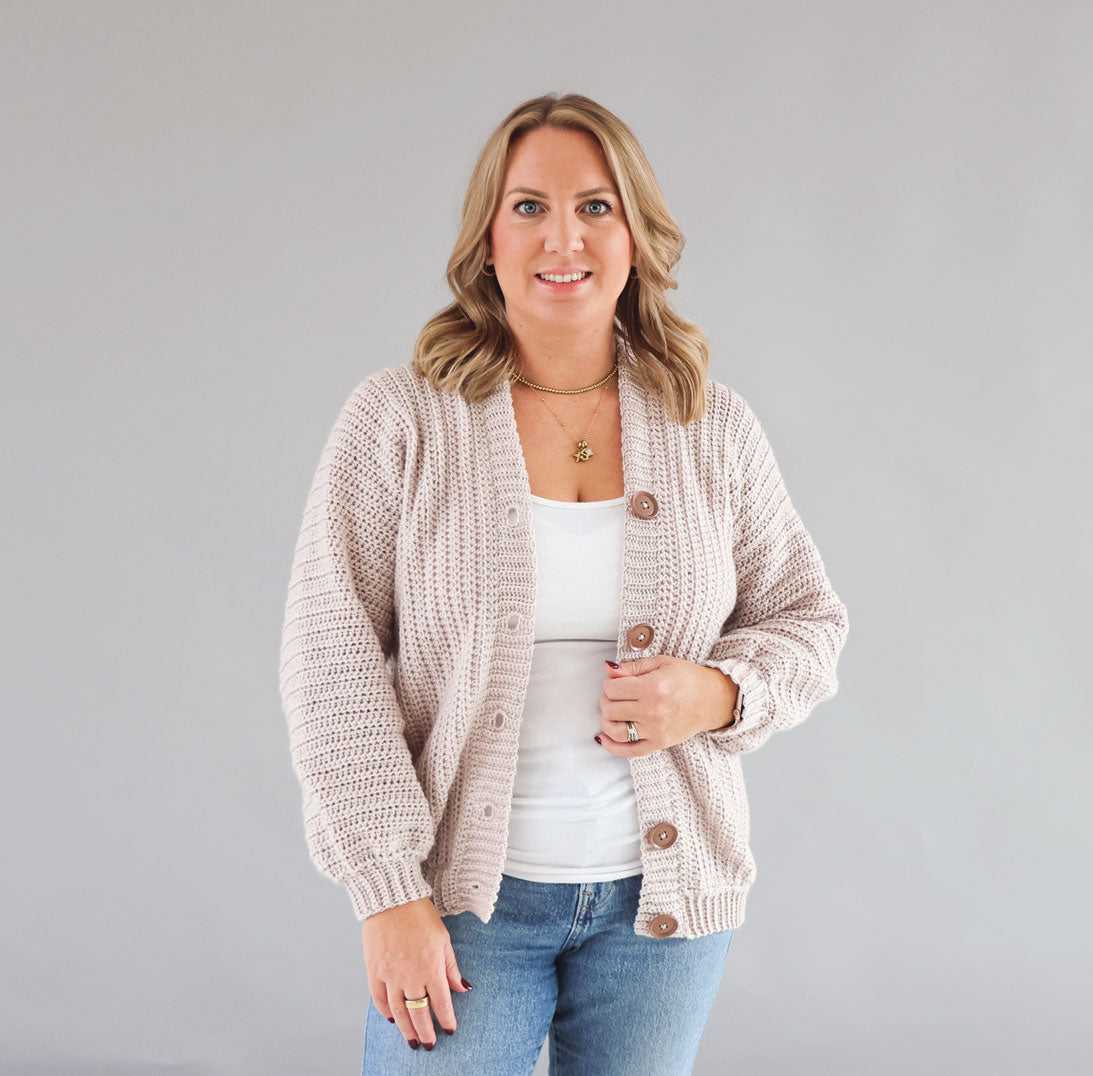 The Luna Cardigan – Mary Maxim