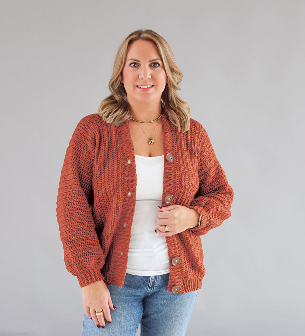 The Luna Cardigan – Mary Maxim