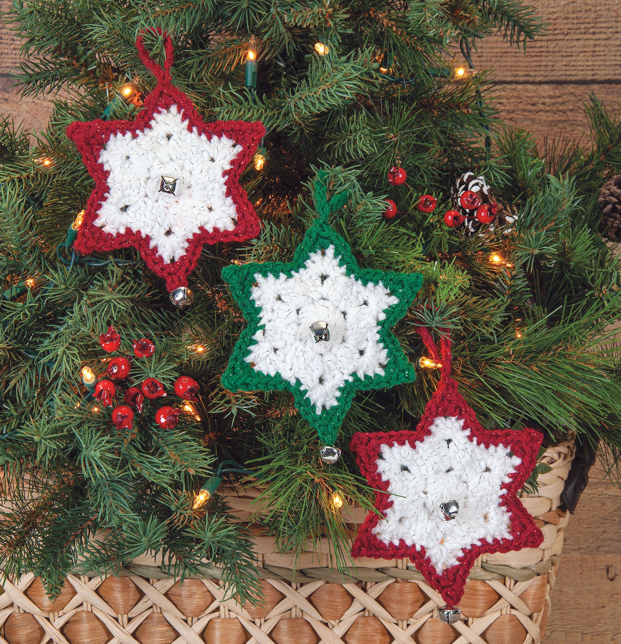 Twinkling Jingle Star Ornaments – Mary Maxim