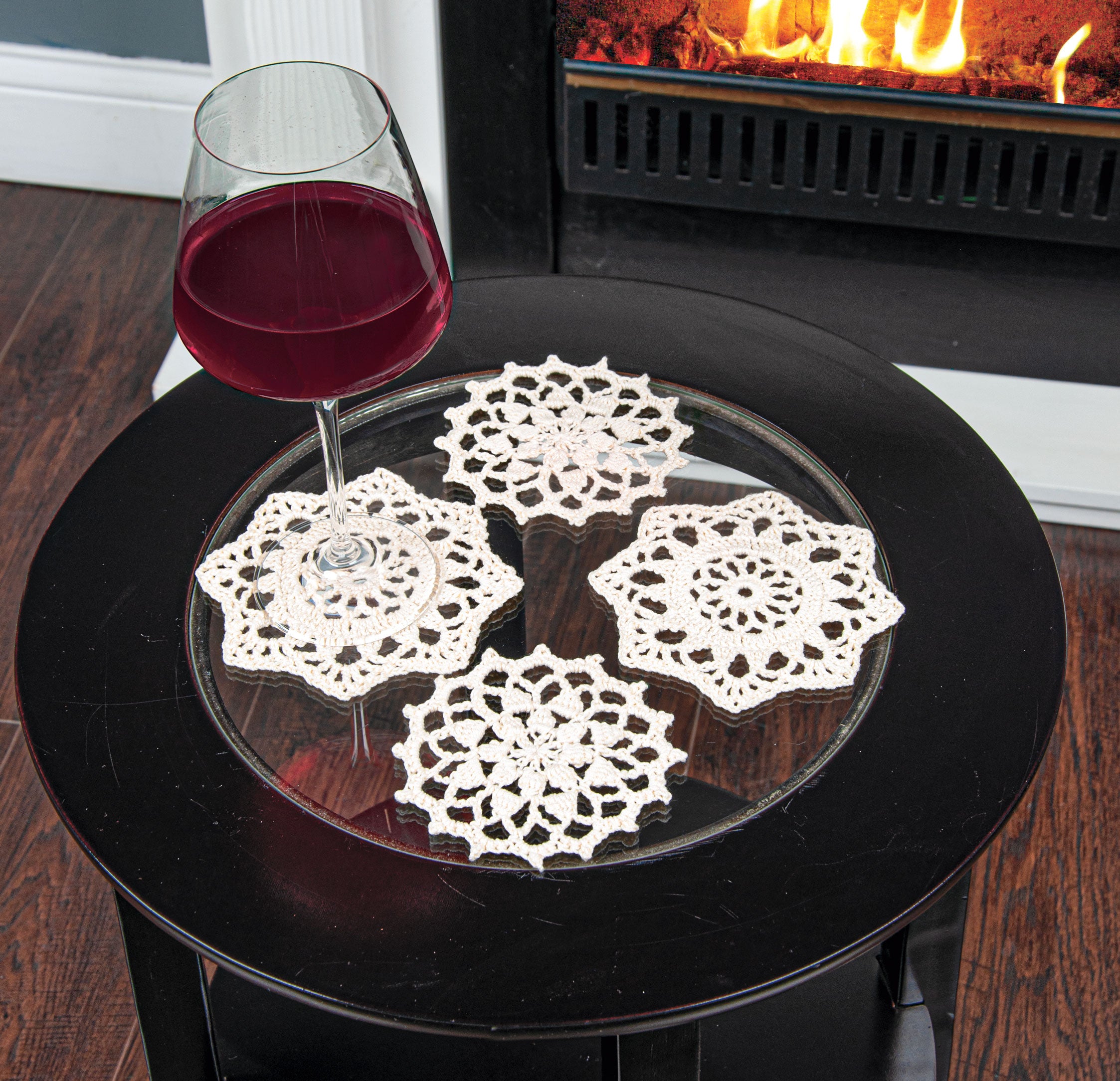 Lace Coasters – Mary Maxim