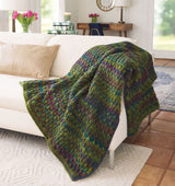 Marvelously Twisted Granny Crochet Blanket