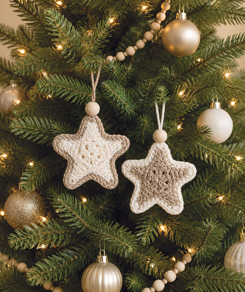 Crocheted Star Ornaments Kit