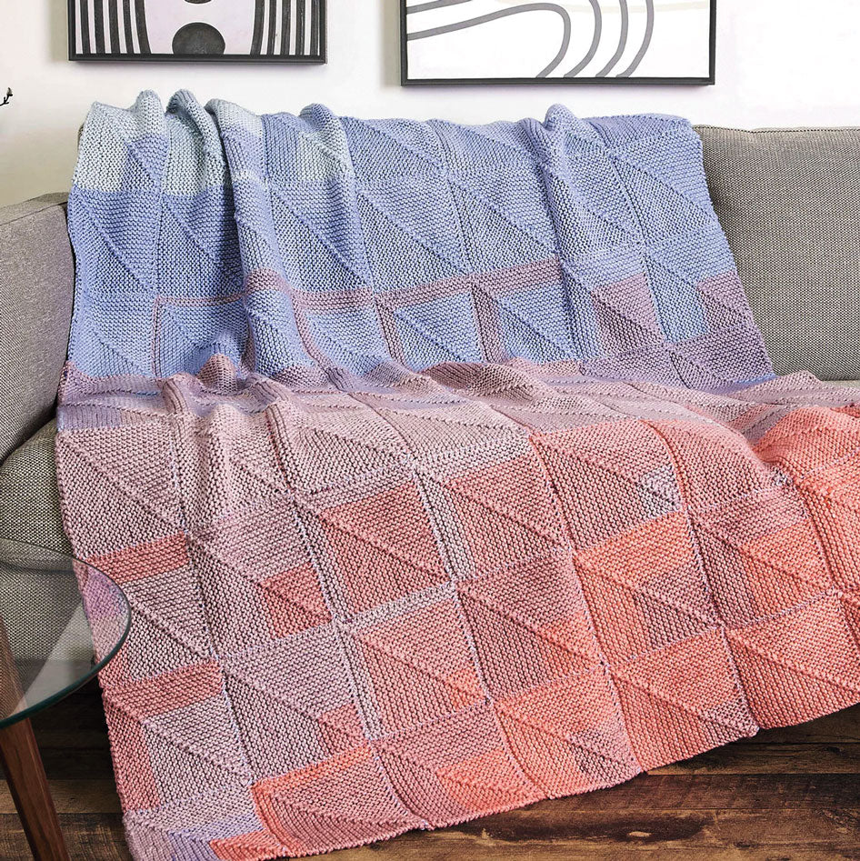 Knit Shade & Fade Blanket