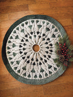 Twinkling Trees Crochet Tree Skirt