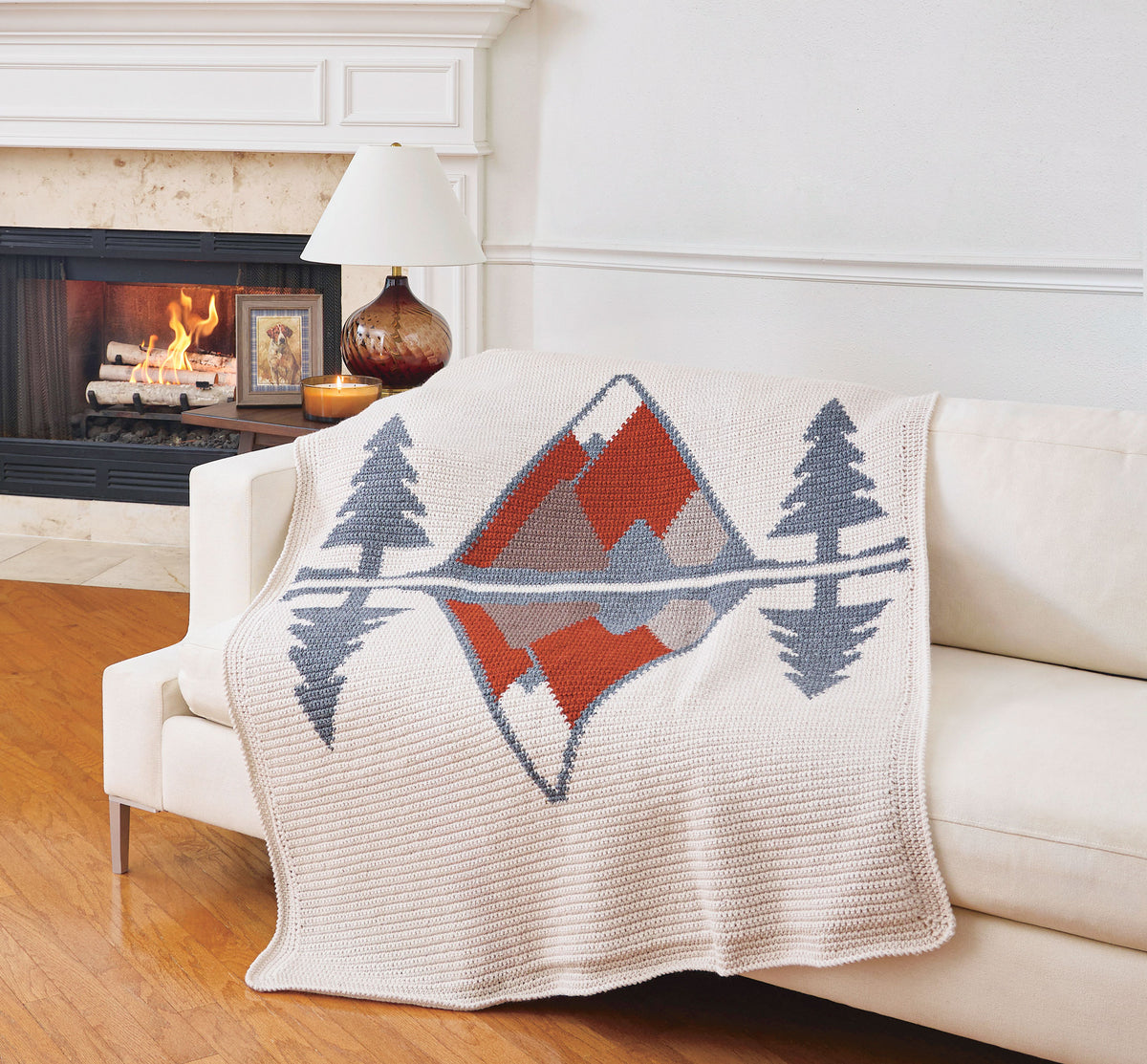 Lake Tahoe Crochet Blanket