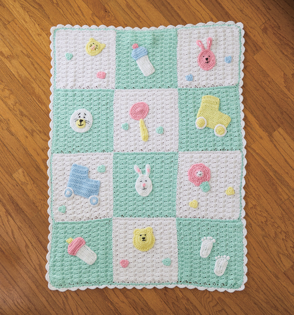 Snuggles with Love Crochet Throw