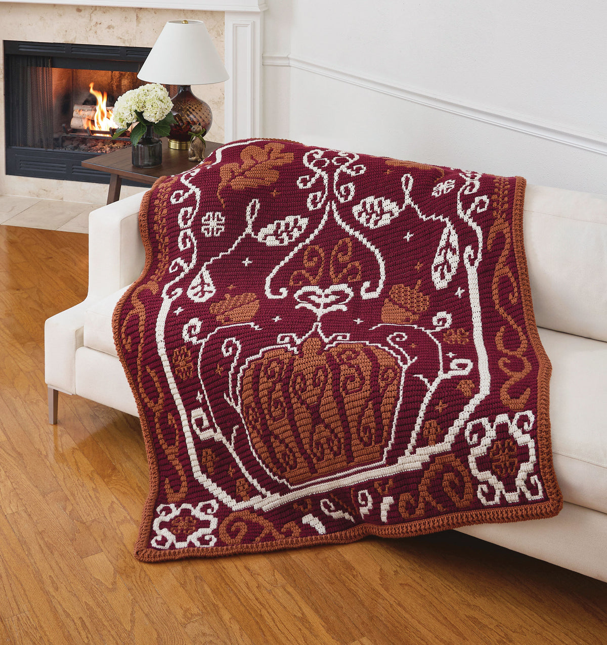 Fall Folk Crochet Afghan