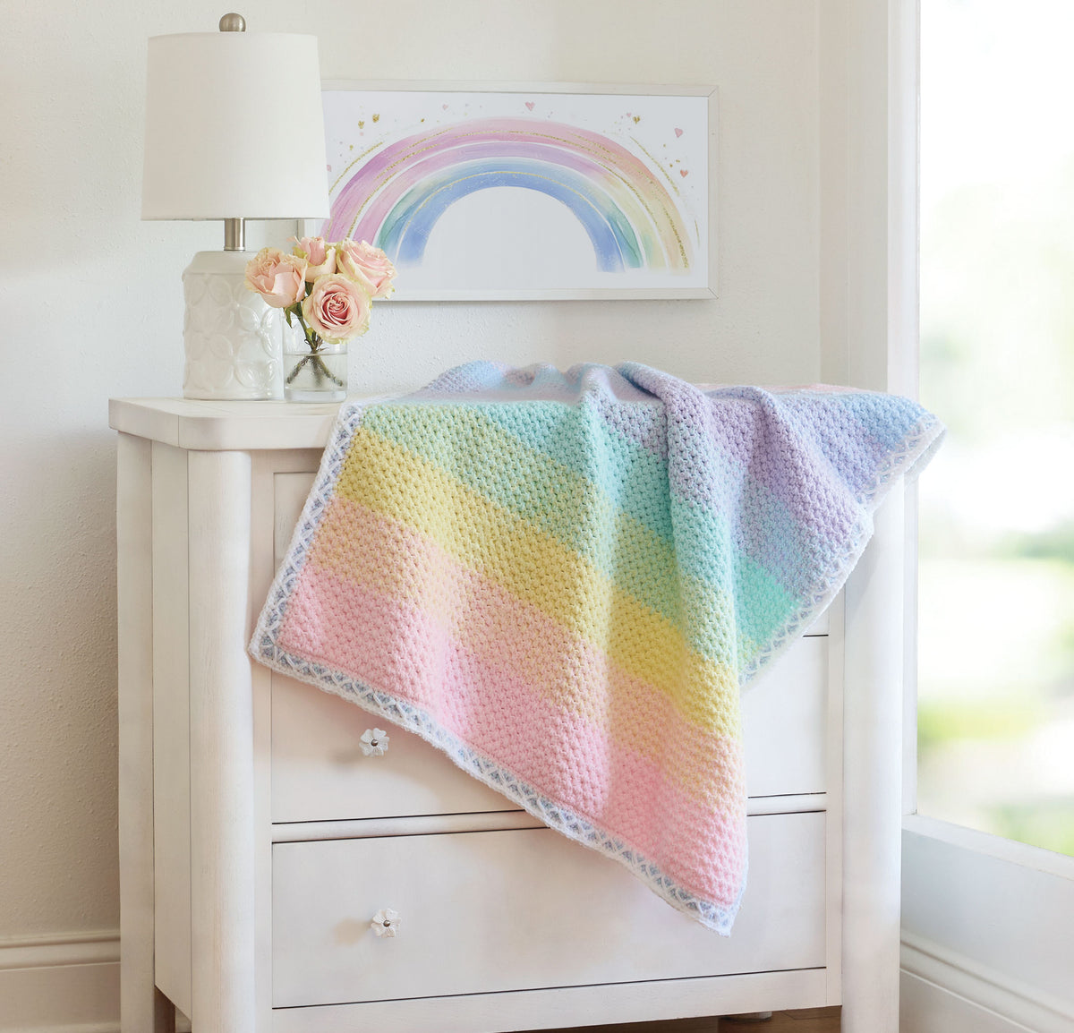 Dreamscape Snuggle Crochet Baby Blanket