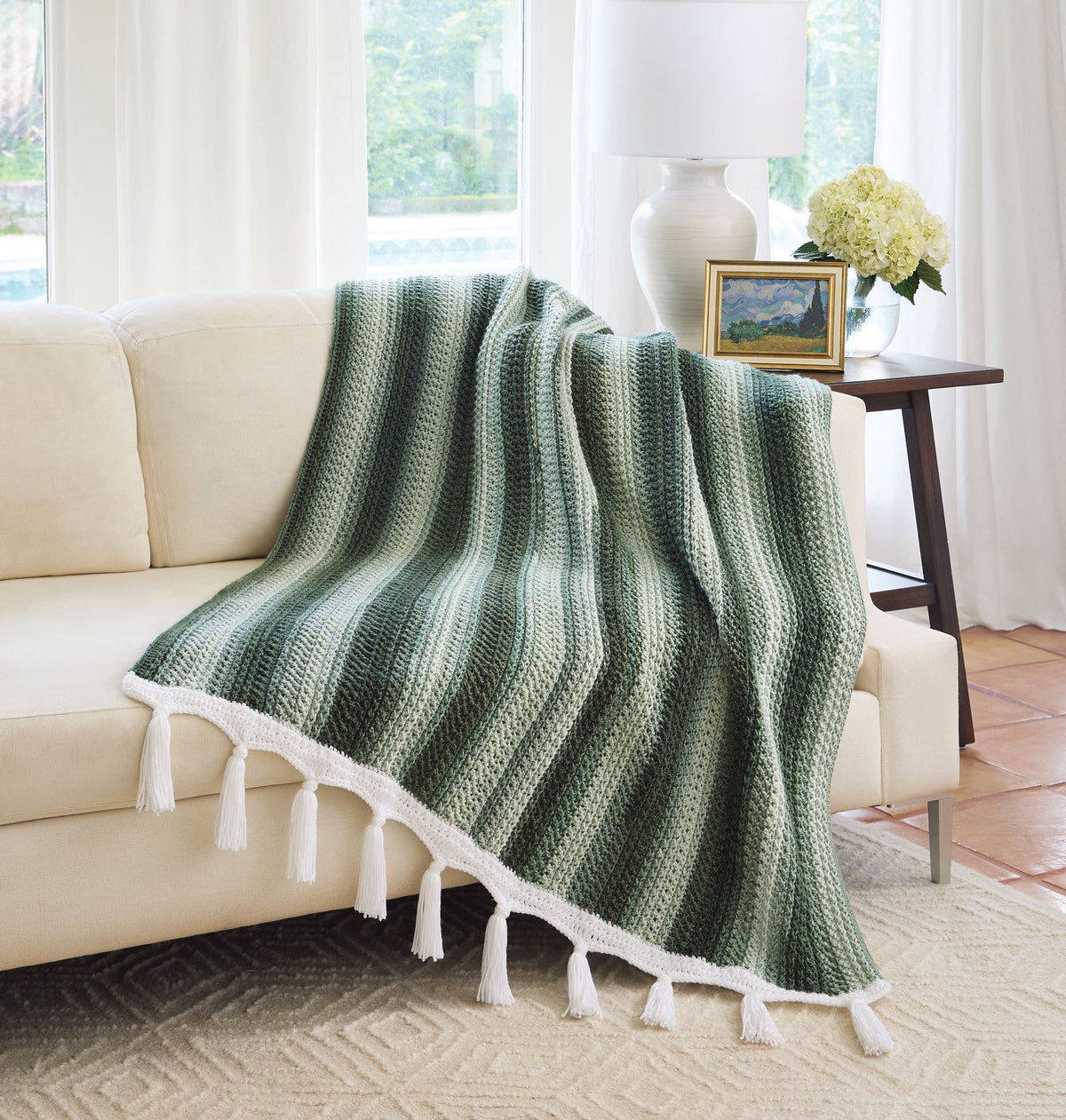 Winter Wishes Crochet Throw
