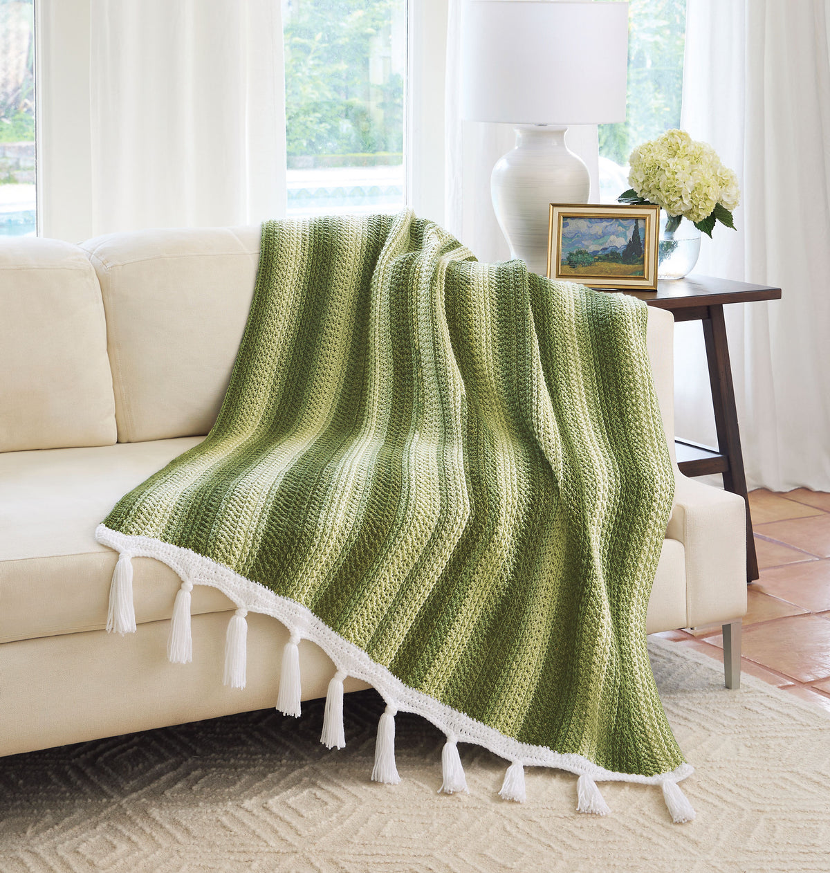 Winter Wishes Crochet Throw