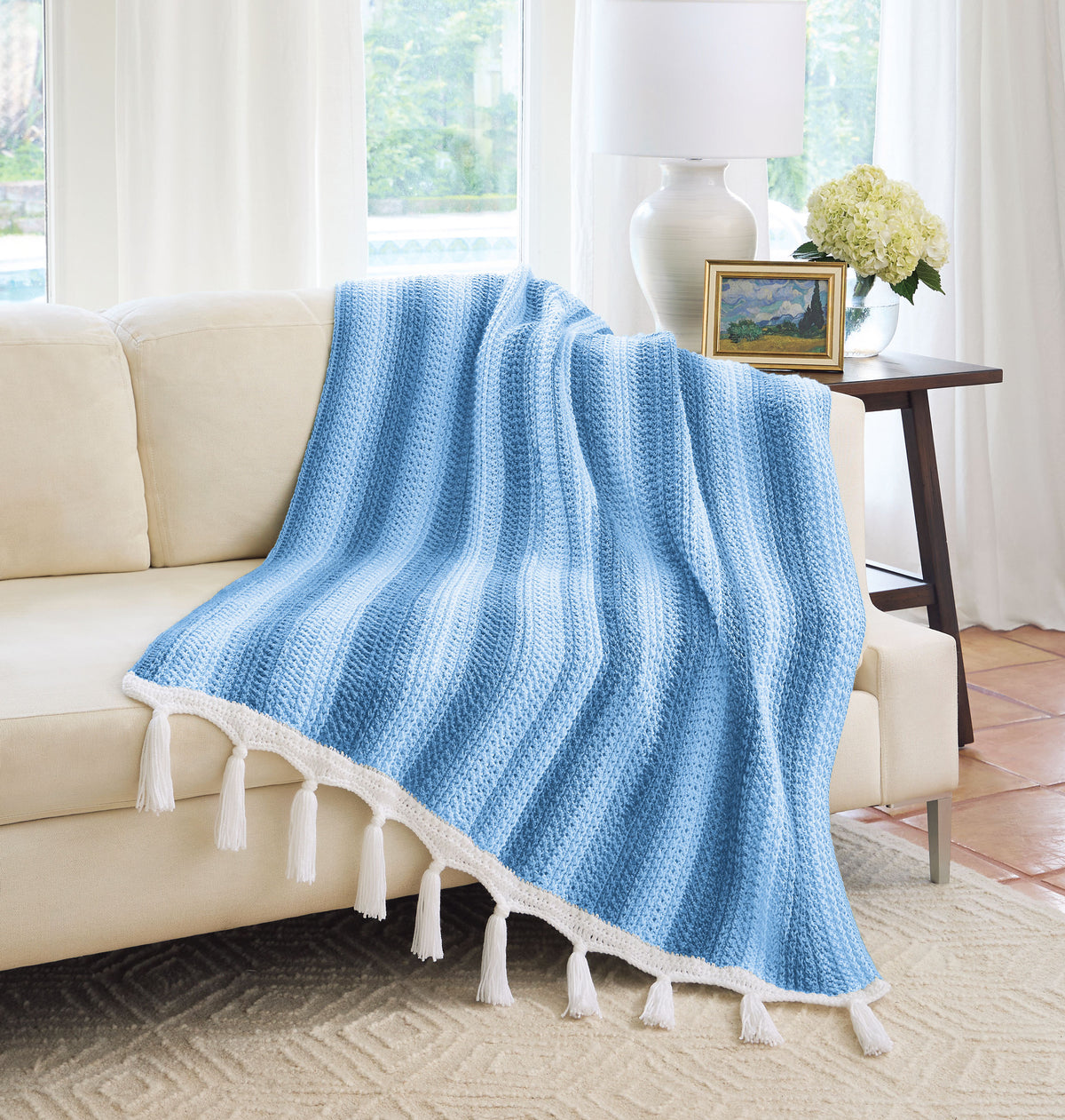 Winter Wishes Crochet Throw