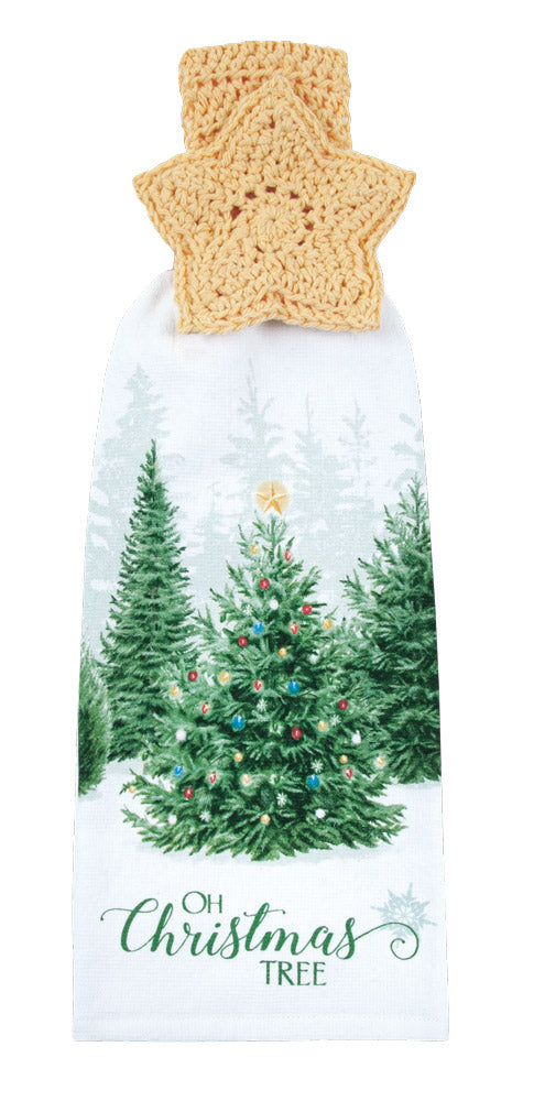 Christmas Tree Towel Topper