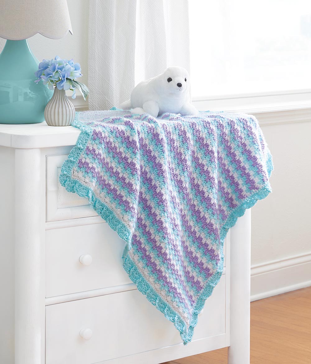 Dreamy Baby Blanket Pattern – Mary Maxim