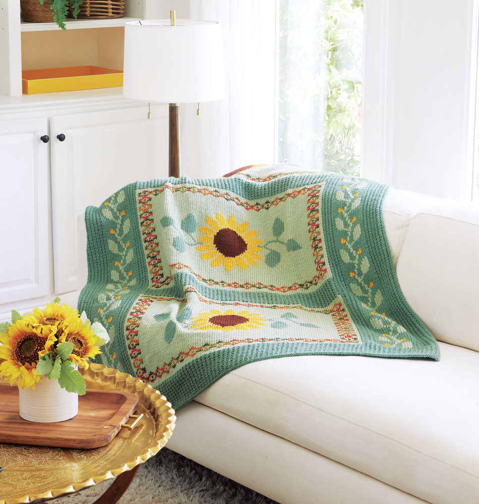 新品 everyone happy coincidence blanket Sunsations Blanket – Mary Maxim