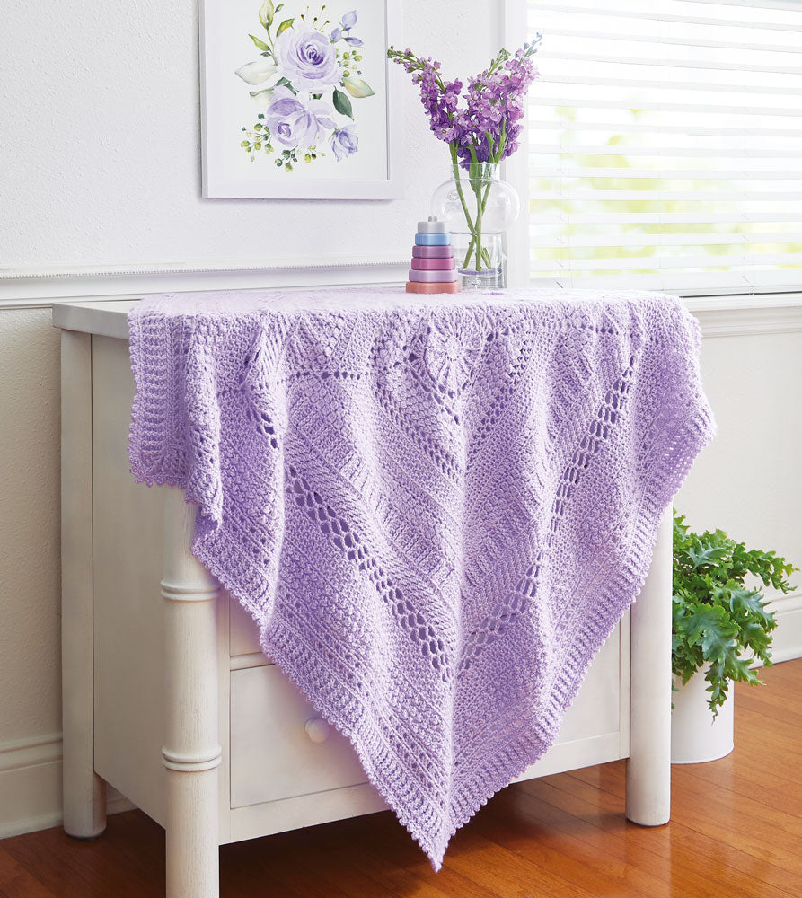 Lilac Love Baby Blanket