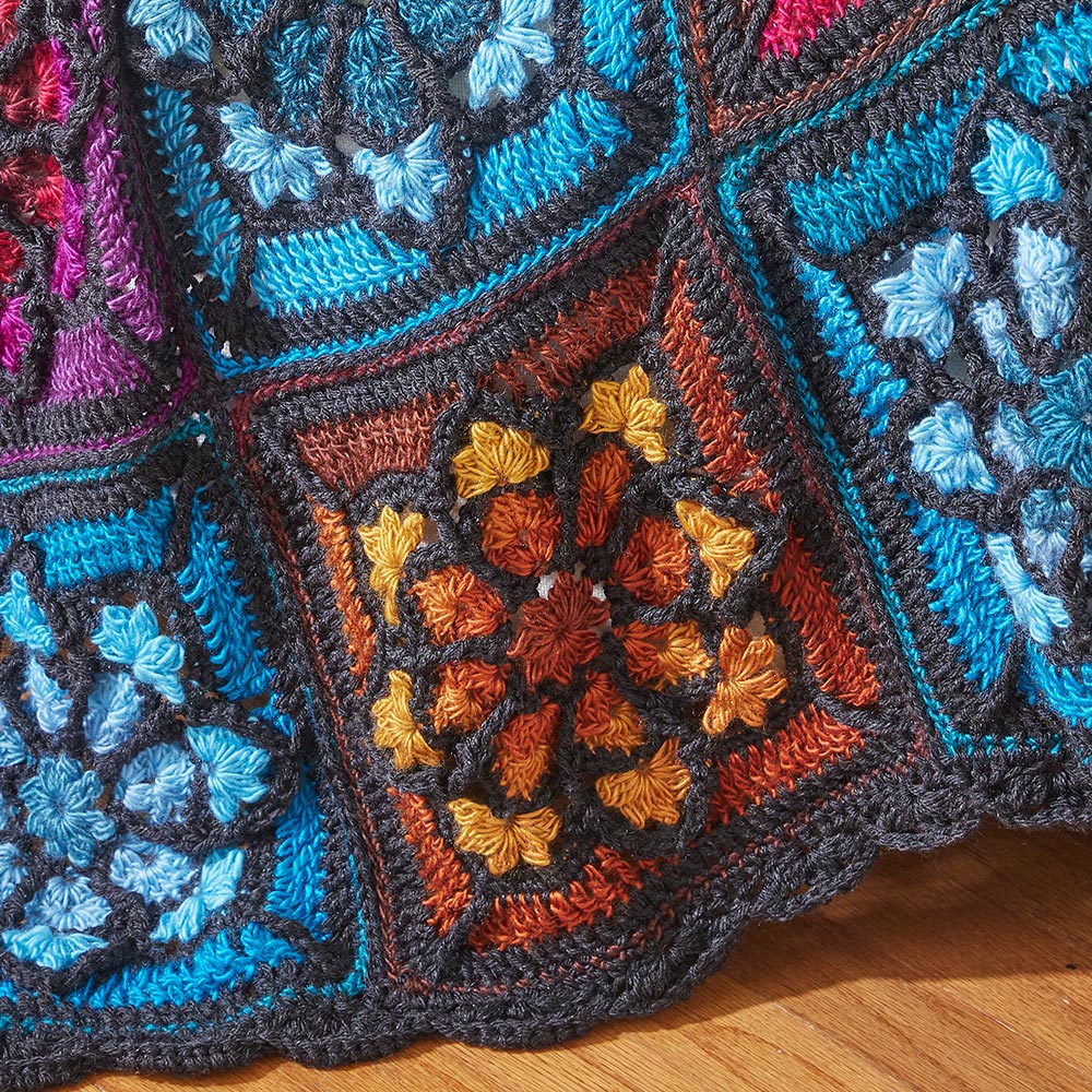 JulieAnny's Stained Glass Afghan