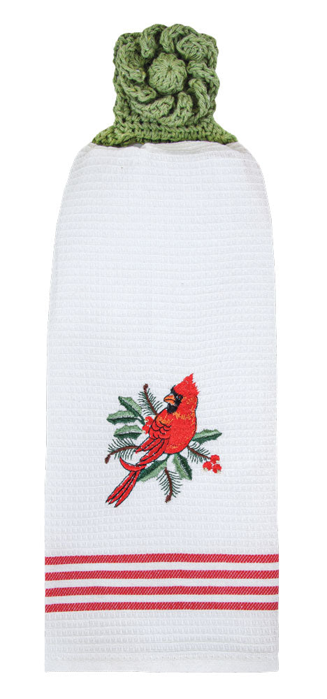 Cardinal Towel & Holder