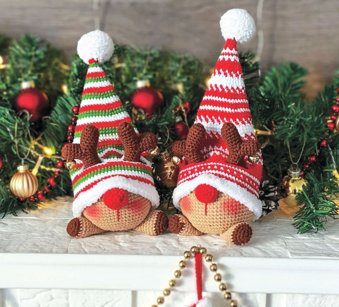 Deer Gnomes Crochet Kit – Mary Maxim