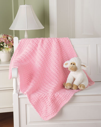 Easy Crocheted Baby Blanket