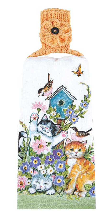 Curious Cats Towel Topper
