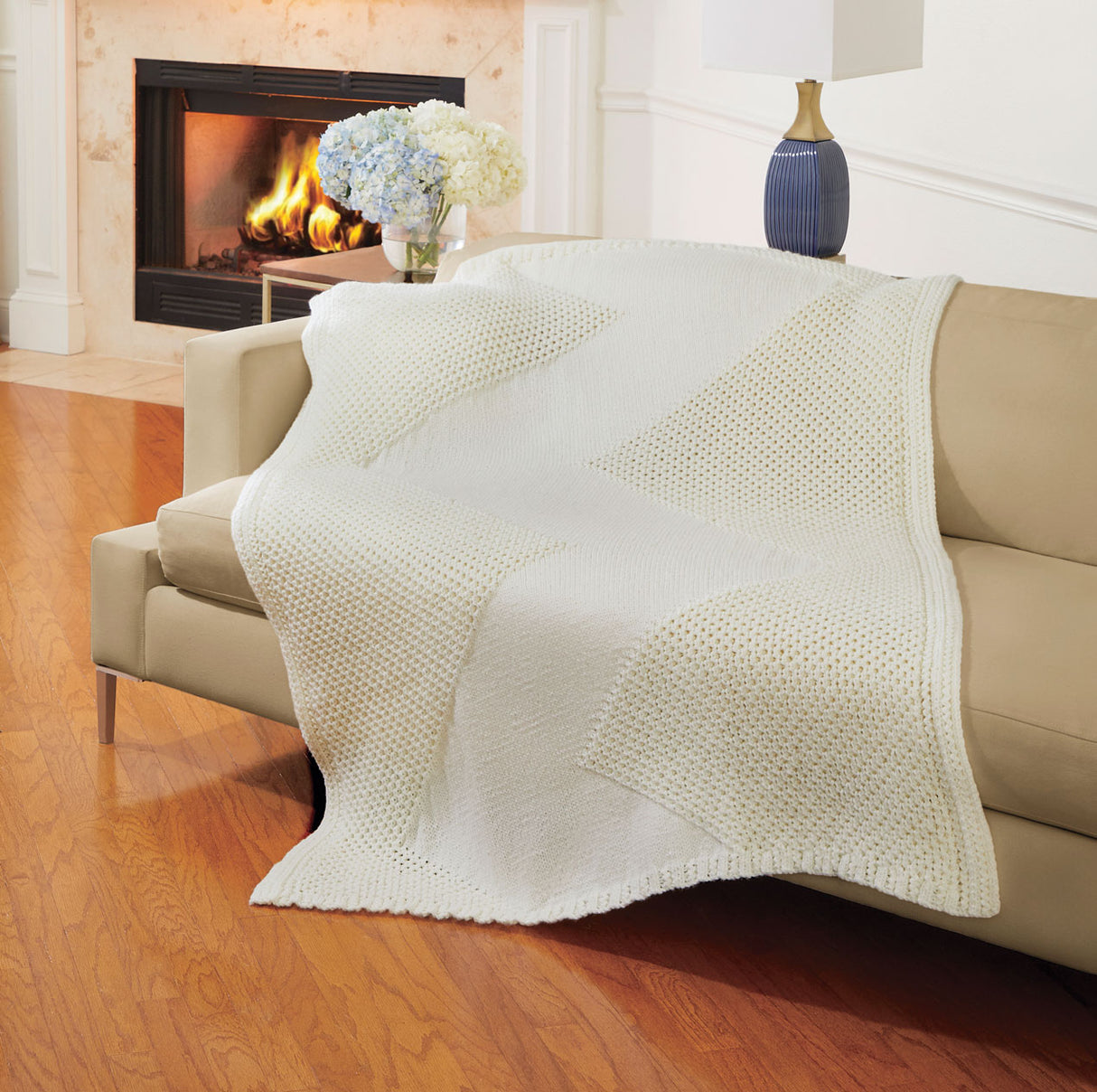 Chevrons and Honeycombs Blanket