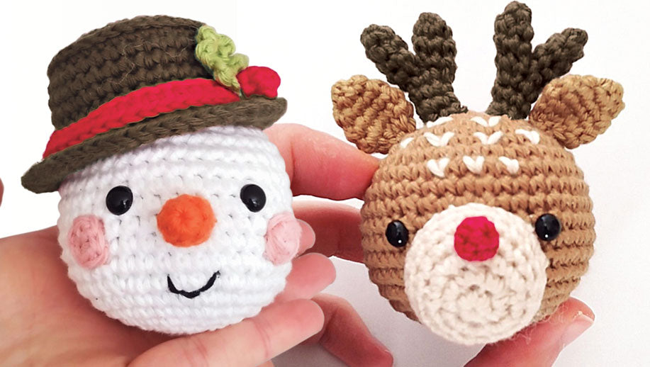 Christmas Baubles Crochet Kit – Mary Maxim - Main Image