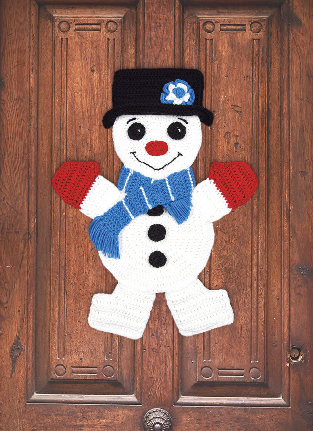 Snowman Door Crochet Hanger – Mary Maxim