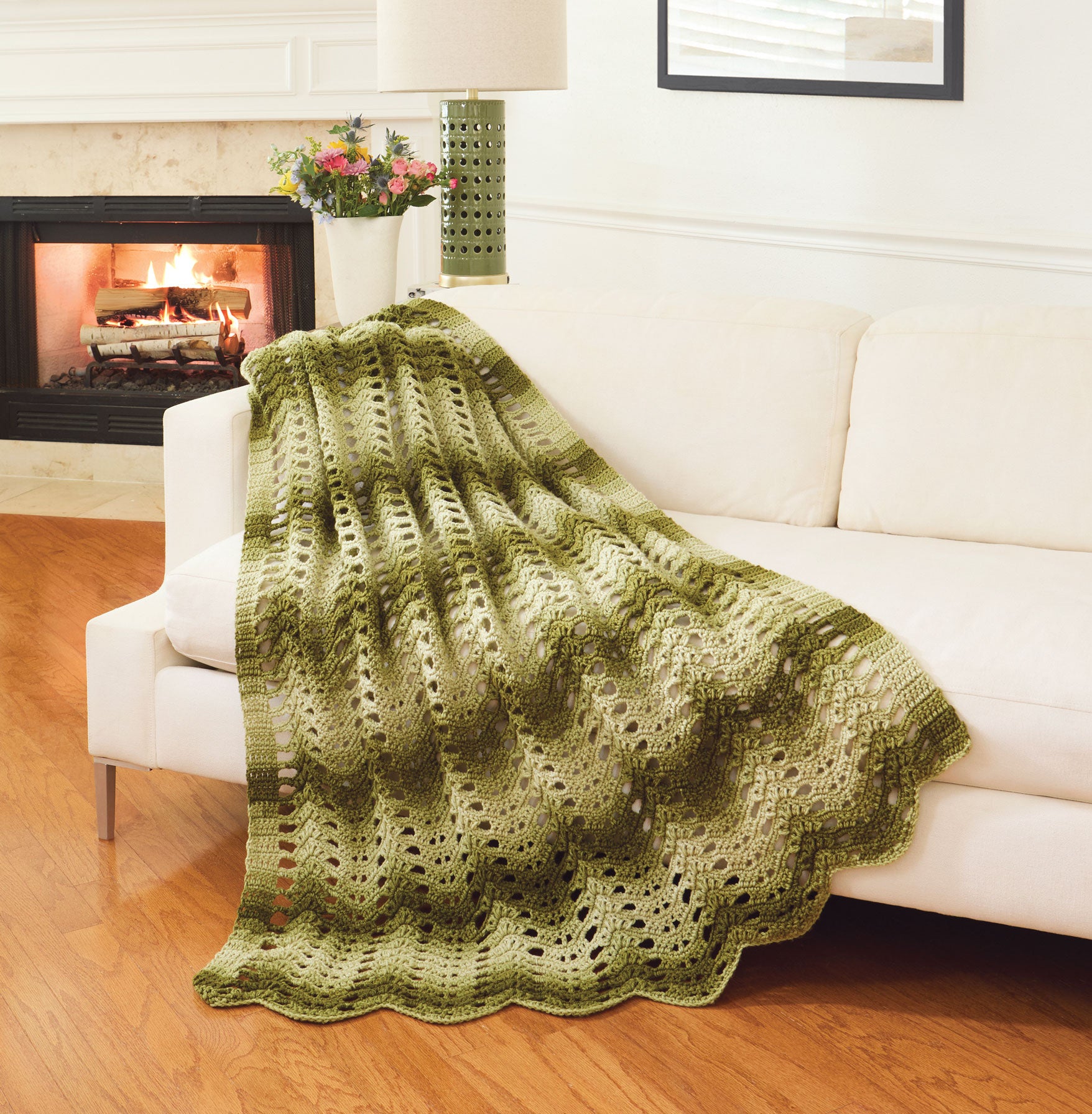 Scottish Shores Throw – Mary Maxim