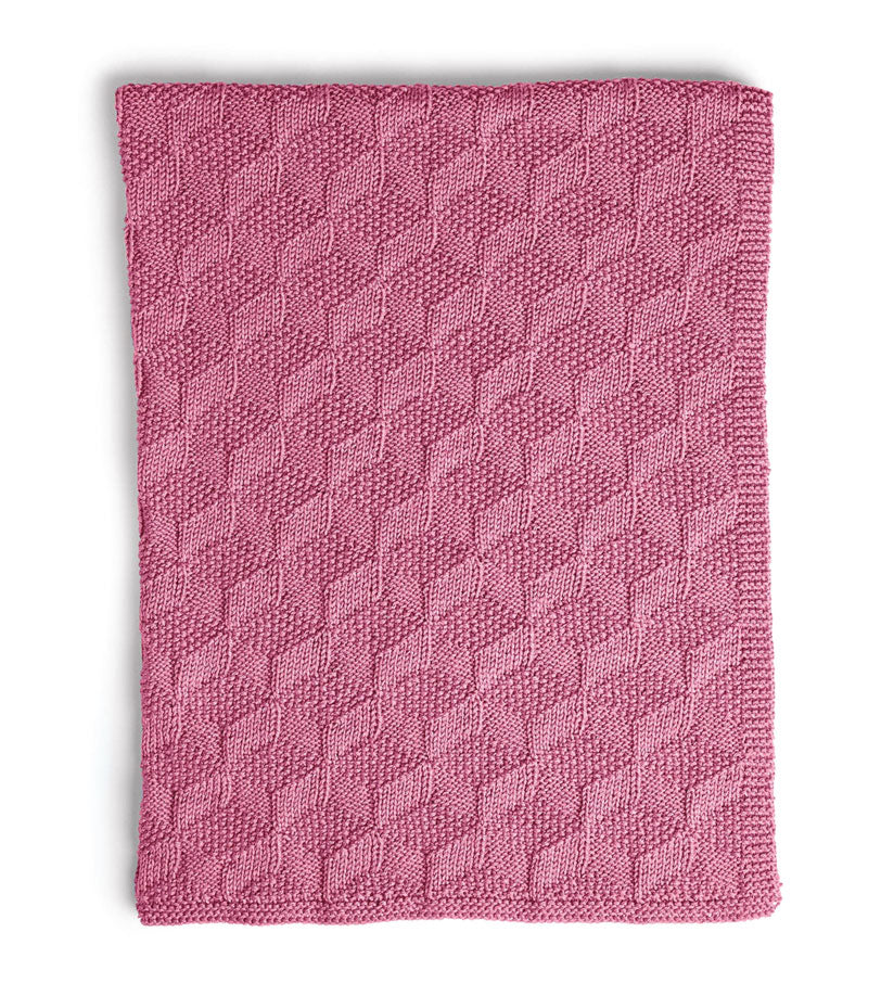 Stacked Textures Knit Blanket