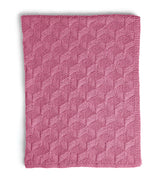 Stacked Textures Knit Blanket