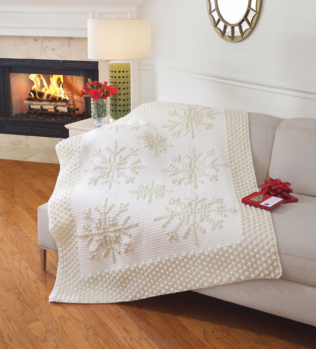 Amazon Chunky Knit Cotton Blanket The Snow Queen Blanket – Mary Maxim